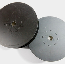 ✅ Pair Of Kodak Empty Metal Film Reels 90mm Dia For 25mtrs 16mm Film Stock