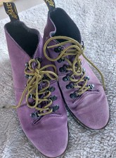 Purple suede Dr Martens
