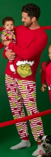 Grinch pajama set - grinch,