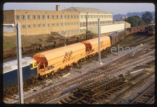 ORIGINAL 35mm slide - Class 47 w/ STS freight at Ipswich yard 6M98 PQ- WTN 28.9.
