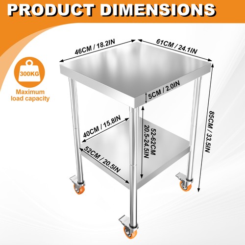 Stainless steel table kitchen - stainless,