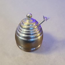 Vintage silver plated beehive - vintage,