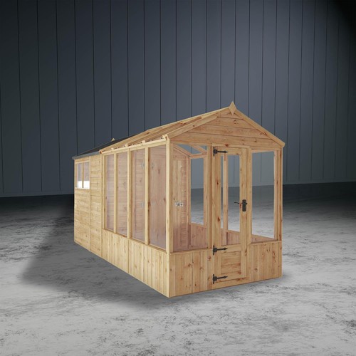 Wooden combi greenhouse - 14, 6