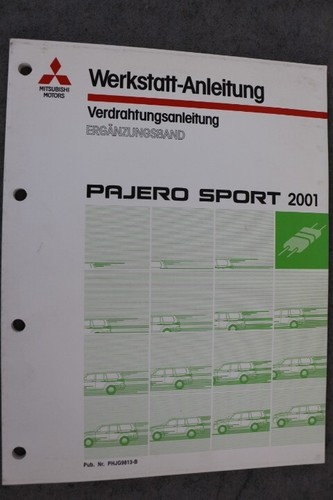 Mitsubishi pajero sport 2001 - mitsubishi,