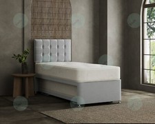 NEW 3 IN 1 DIVAN GUEST BED + TRUNDLE + MATTRESSES + CUBED H/B