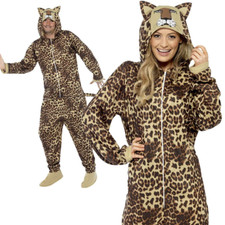 Adult Leopard Jumpsuit Animal