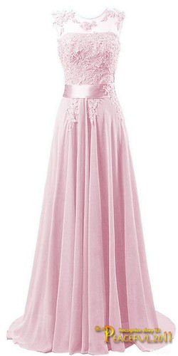 Chiffon bridesmaid dress long - dress,