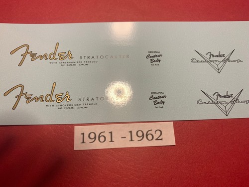 Fender 62 stratocaster - fender, '62