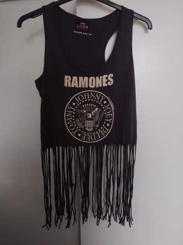 Ramones top shirt vest - vest,