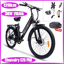Cheevalry C26 Pro Electric Bike 36V 20AH Commuter E-Bike 26inch City Ebike 120km