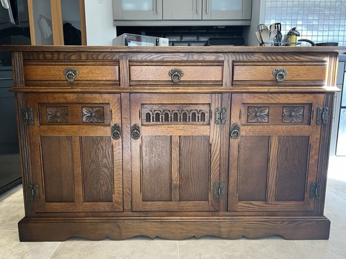 Old charm wooden sideboard - charm,
