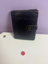 Vintage Harrods Black Leather