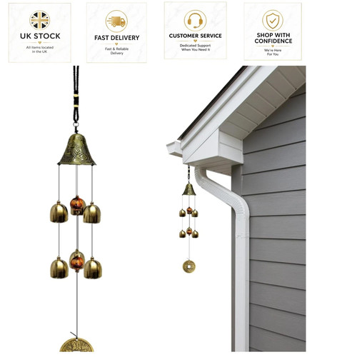Large copper bells hanging - copper,