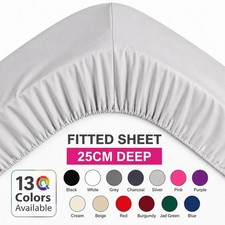 Extra deep 25cm fitted - 25cm, sheet