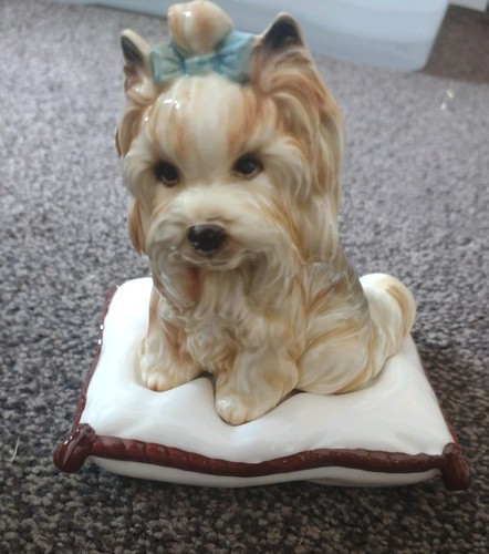 Adorable ceramic terrier - ceramic, dog