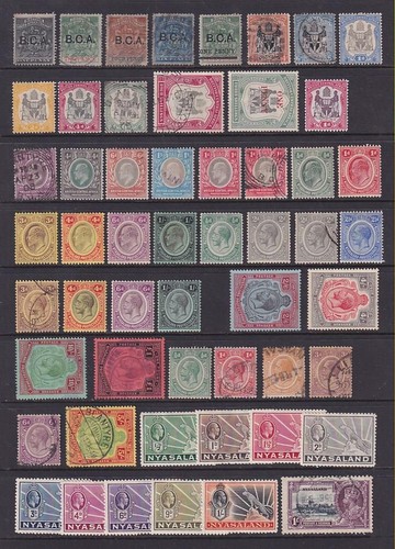 Nyasaland 1891 1935 mint - nyasaland,