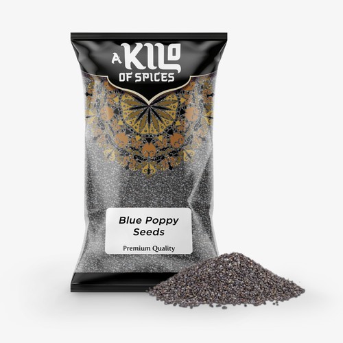 Blue poppy seeds - poppy, premium