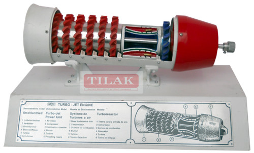 Gas turbine turbojet engine - gas, turbine-turbojet