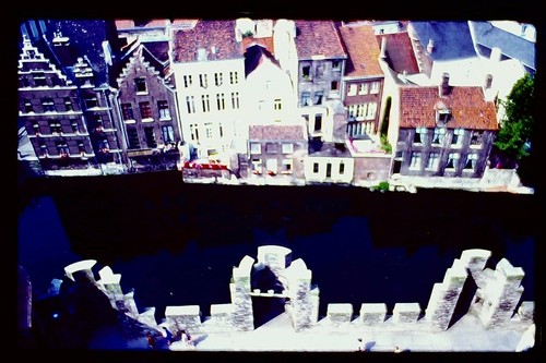 1970 old 35mm slide - old, ghent