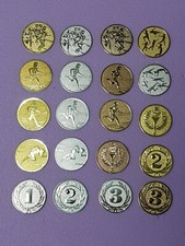 25mm Trophy Centre Disk Medal Centre Running Athletics Podium Pentathlon Choice 