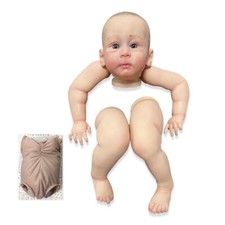 24in Already Painted Reborn Baby Doll Kit Vinyl Mold Realistic Full Limbs + Eyes