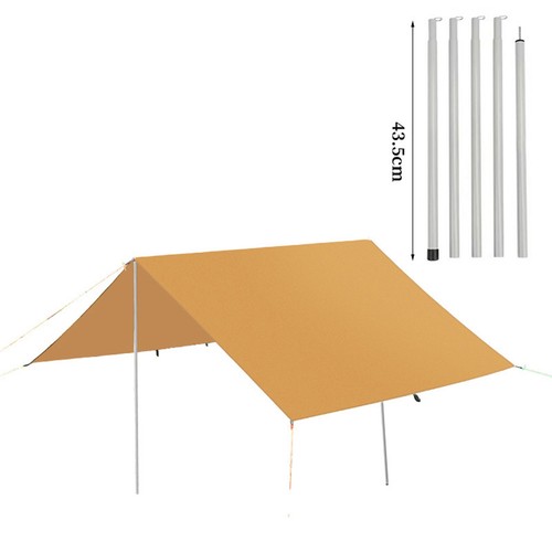 Flexible sun shelter - sun, poles