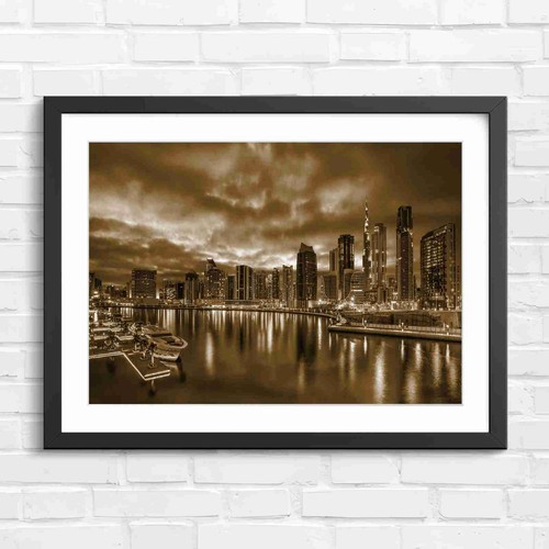 Dubai marina sunset - dubai, skyline