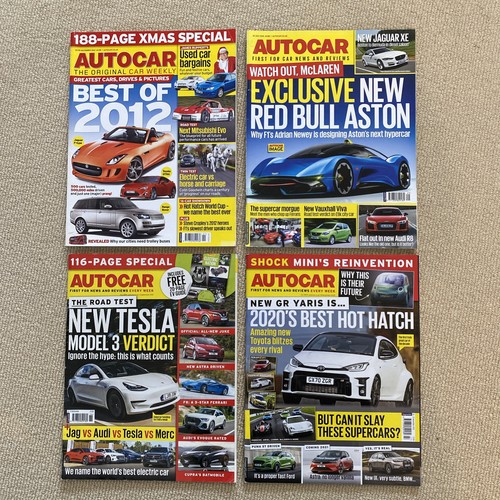 Autocar magazine bundle 4 - magazine, x
