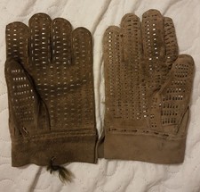 British Army Liscombe NEW Leather Wire Handling Gloves Razor Barbed Wire. 