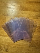 Assorted Clear Plastic Semi-Rigid Card Holders - 10 Pack - Pokémon TCG