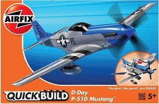 Airfix QUICKBUILD D-Day P-51D Mustang (J6046) Aircraft Model Kit