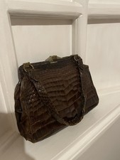 Vintage Ladies 1940s/50s Handbag Brown