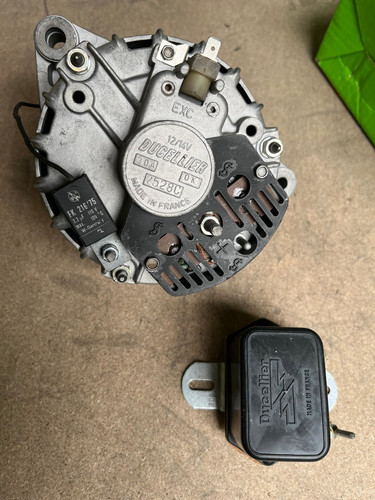 Simca 1200 coupe alternator - simca,