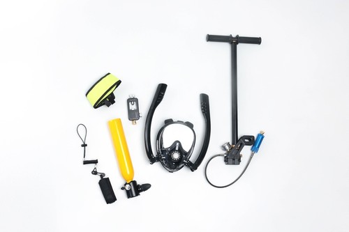 Snorkel scuba diving - snorkel, full