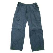 Marks & Spencer Zip Off Cargo Pants Mens W36 L29 Black Blue Harbour Stormwear+