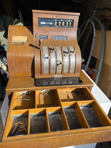 Antique 1910 national cash - 1910,