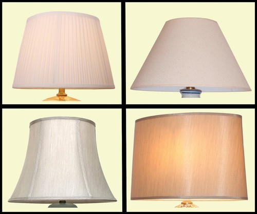 Large table lamp shades silky - table,