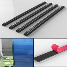 4X Universal Car Carbon Fiber Anti-rub Strip Bumper Body Corner Protector Guard