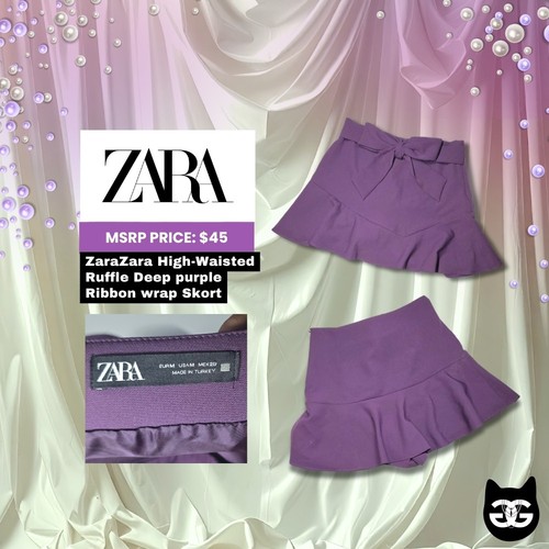 Zara purple ruffle - zara, mini