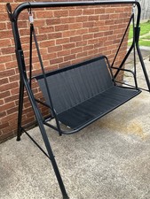 Garden Swing - Black - 2 Seater  (Collection only)
