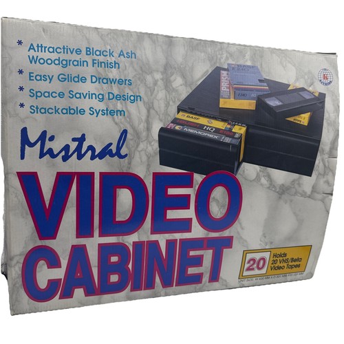 Mistral vhs video tape storage - vhs,
