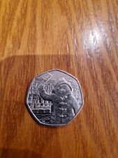 50p Paddington Bear Coin with