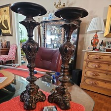 Pair of large Handmade Metal