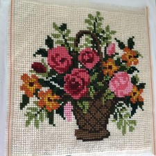 Needlepoint Vintage Floral