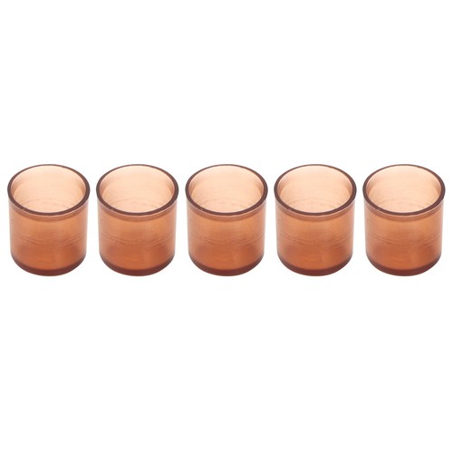 500pcs brown plastic queen - brown,
