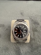 Rolex Datejust  II – 2015 – 116334 – 41mm – Black Dial – Fluted Bezel 