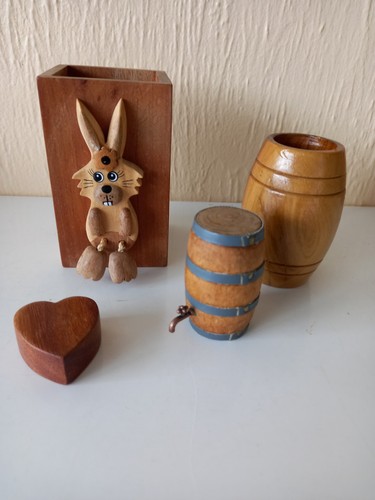 Selection small wood items - wood,