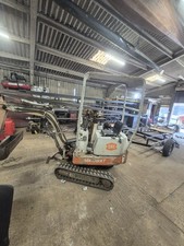 mini digger excavator , well