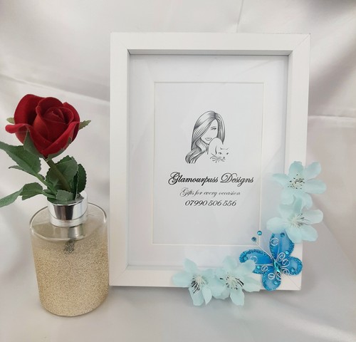 Hand decorated white - decorated,