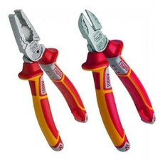 NWS 2 Piece VDE 1000v Wire Side Cutter, Combimax Combination Pliers Set,NW860-3K